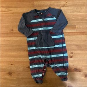 tea collection baby boy romper 6-9 months